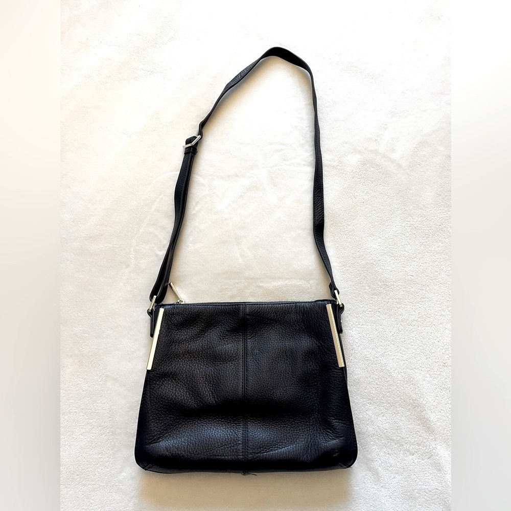 💙Elegant Navy Blue Vegan Leather Shoulder Bag